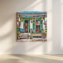 Jazz-inspired New Orleans Jazz Club Art Print featuring bohemian bar culture on Frenchmen Street.