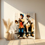 Colorful Jazz Wall Art Canvas Print capturing the spirit of John Coltrane’s artistry and innovation in jazz.