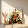 Contemporary Botanical Wall Art Canvas Print from The Secret Life of Plants Series, perfect for tranquil interiors