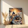 Artistic Music Wall Art Canvas Print inspired by the lyrical storytelling of “Killing Me Softly,” ideal for contemporary home decor.