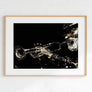 Jazz Wall Art Canvas Print titled “Ashes 2 Ashes” depicting soulful saxophones and the spiritual legacy of jazz music.