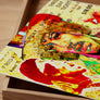 Vintage-style Rock Legend Canvas Art Print capturing the energy of Jimi Hendrix’s legendary live concert in artistic detail.