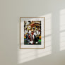 Jazz Wall Art Canvas Print of the Algiers Brass Band capturing the energy and heritage of New Orleans street music.