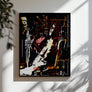 Miles Davis Contemplating Wall Art Print – Jazz Legend Home Decor Canvas