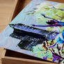 "Nature-inspired Dance Wall Art Canvas Print showing flowing choreography in a peaceful outdoor setting."