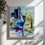 "Inspiring Dance Wall Art Canvas Print showcasing graceful dancers in motion amid a tranquil park landscape, celebrating the beauty of rhythm and nature."