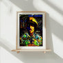 Expressive Soul Music Wall Art Canvas Print of Donny Hathaway on stage, highlighting classic concert vibes with rich color and detail.