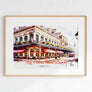 New Orleans brass band wall art canvas – vibrant jazz home decor