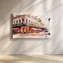 Colorful New Orleans jazz band wall print – perfect gift for music fans