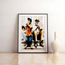 Giant Steps Music Wall Art Canvas Print Front View Matted