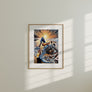 Music Wall Art Canvas Print inspired by The Fugees’ “Killing Me Softly,” featuring bold abstract elements that echo soulful rhythm and emotion.