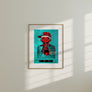 Vibrant Music Wall Art Canvas Print combining modern abstract art with musical symbolism for jazz and puzzle enthusiasts.