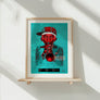 Puzzle on the Trumpet Music Wall Art Canvas Print showcasing colorful jazz trumpet with hidden clues in a creative layout.