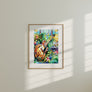 Jazz Wall Art Canvas Print showcasing “Rhythm in the Garden” with vibrant colors and musical energy.
