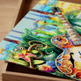 Rhythm in the Garden” Jazz Wall Art Canvas Print capturing the soul of improvisational jazz.