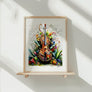 The Secret Life of Plants Series #1 Botanical Wall Art Canvas Print with lush green textures and natural elegance