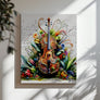 Fine art Botanical Wall Art Canvas Print highlighting intricate leaf patterns and earthy tones for serene home decor