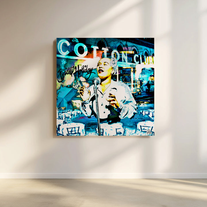 Billie Holiday – Jazz Wall Art Canvas Print