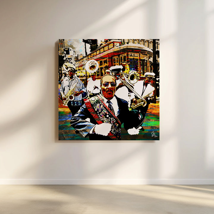 Algiers Brass Band – Jazz Wall Art Canvas Print