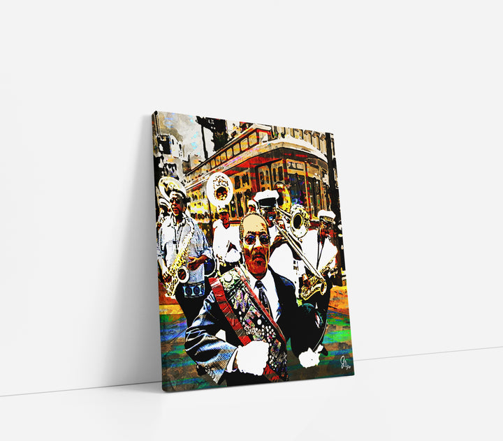 Algiers Brass Band – Jazz Wall Art Canvas Print