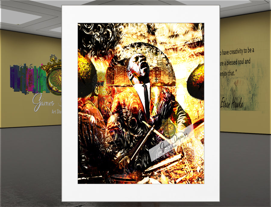 Art Blakey – Jazz Wall Art Canvas Print