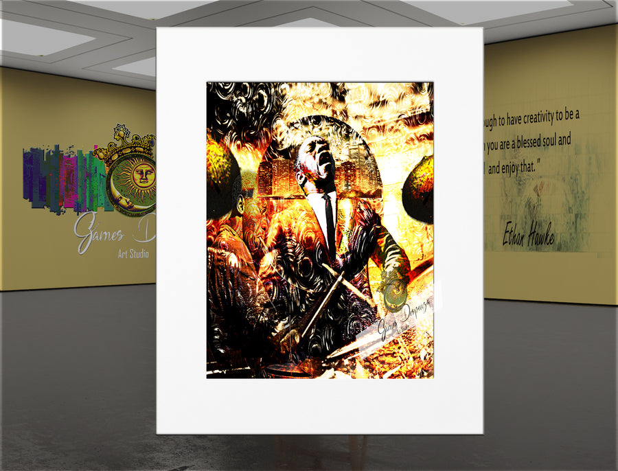 Art Blakey – Jazz Wall Art Canvas Print