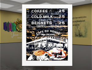Thee Café du Monde – New Orleans French Quarter Canvas Print