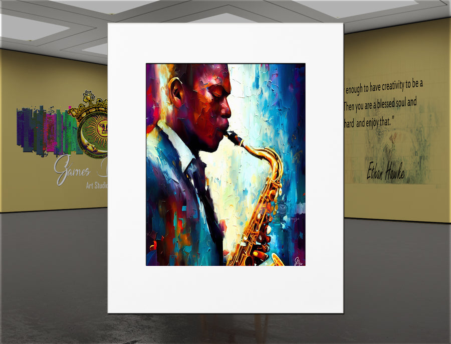 Ornette Coleman – Jazz Saxophone Canvas Print
