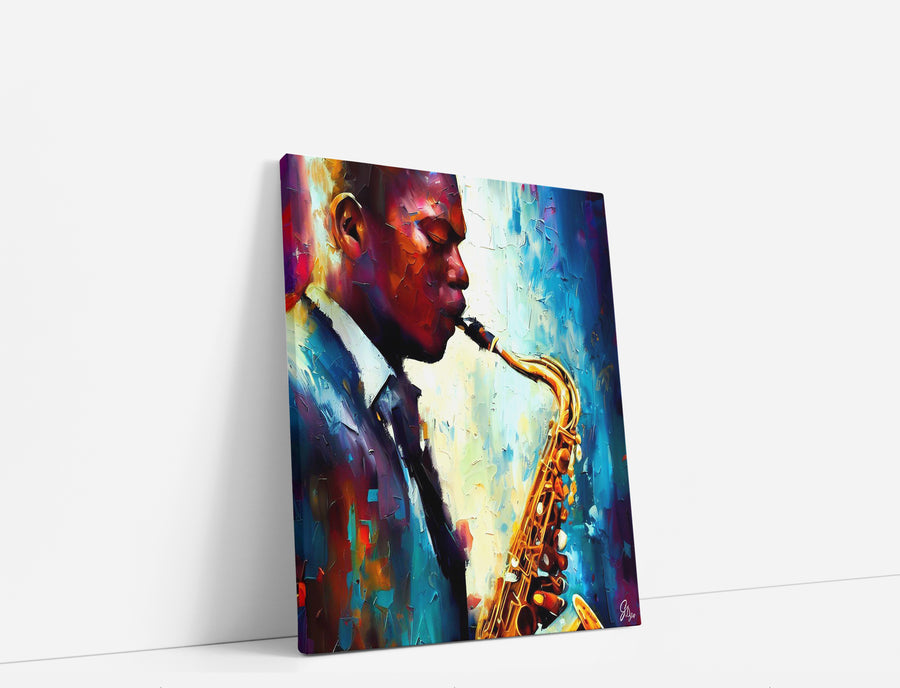 Ornette Coleman – Jazz Saxophone Canvas Print