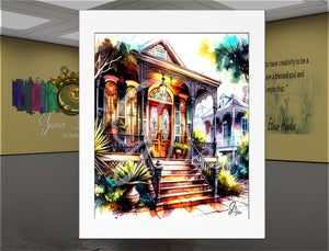 The Garden District – New Orleans Wall Art Print