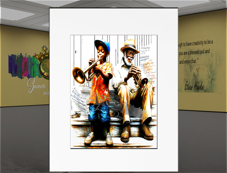 Giant Steps – Jazz Wall Art Canvas Print