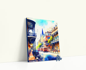 St. Charles Way – New Orleans Streetcar Canvas Print
