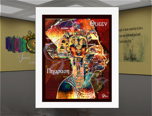 The Pharaoh Queen – Nefertiti Egyptian Queen Canvas Print