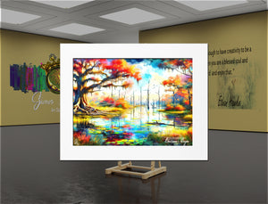 Bayou Autumn – Landscape Wall Art Canvas Print