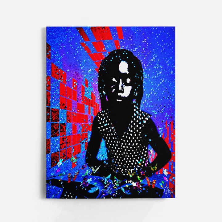 Braille in the Bluegrass Music Wall Art Canvas Print Front View Wrapped