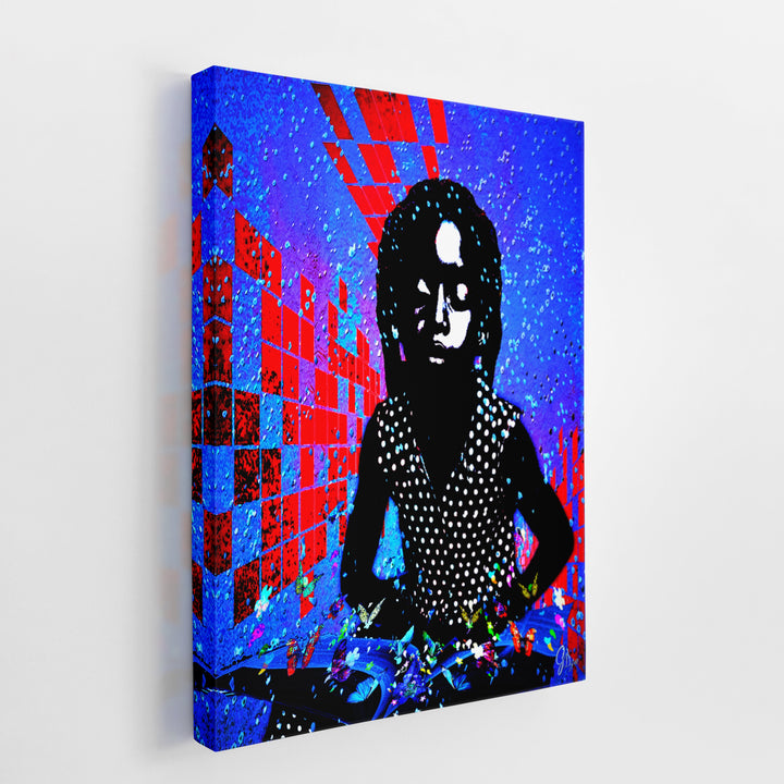 Braille in the Bluegrass Music Wall Art Canvas Print Side View Wrapped