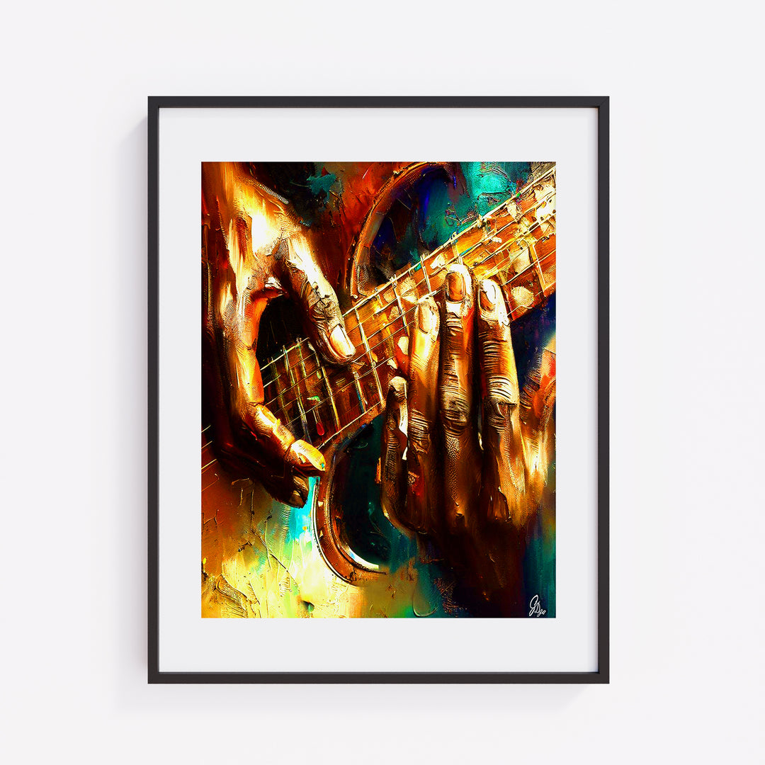 Earl Kalu Music Wall Art Canvas Print Front View
