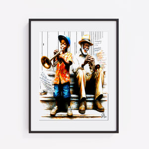 Giant Steps Music Wall Art Canvas Print Front View