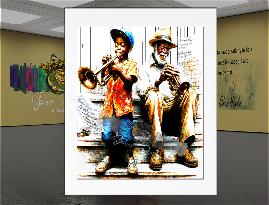 Giant Steps – Jazz Wall Art Canvas Print