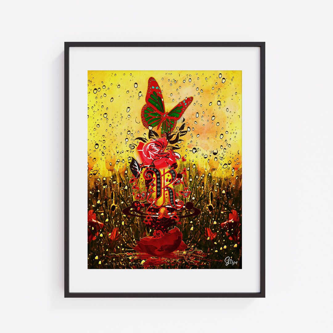 Harlem Rose African American Wall Art Canvas Print Front View