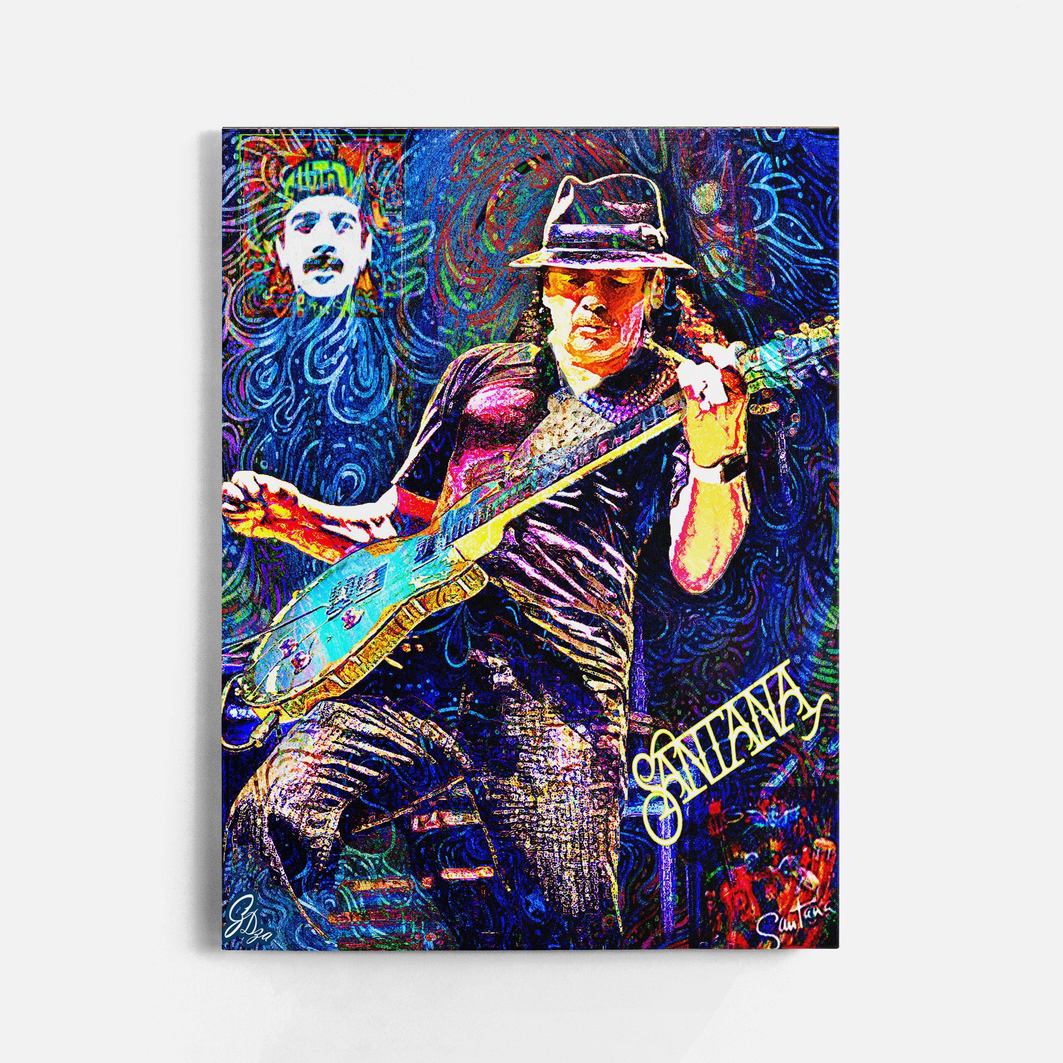 Carlos Santana – Music Wall Art | Royal Graphic Studio – Royal