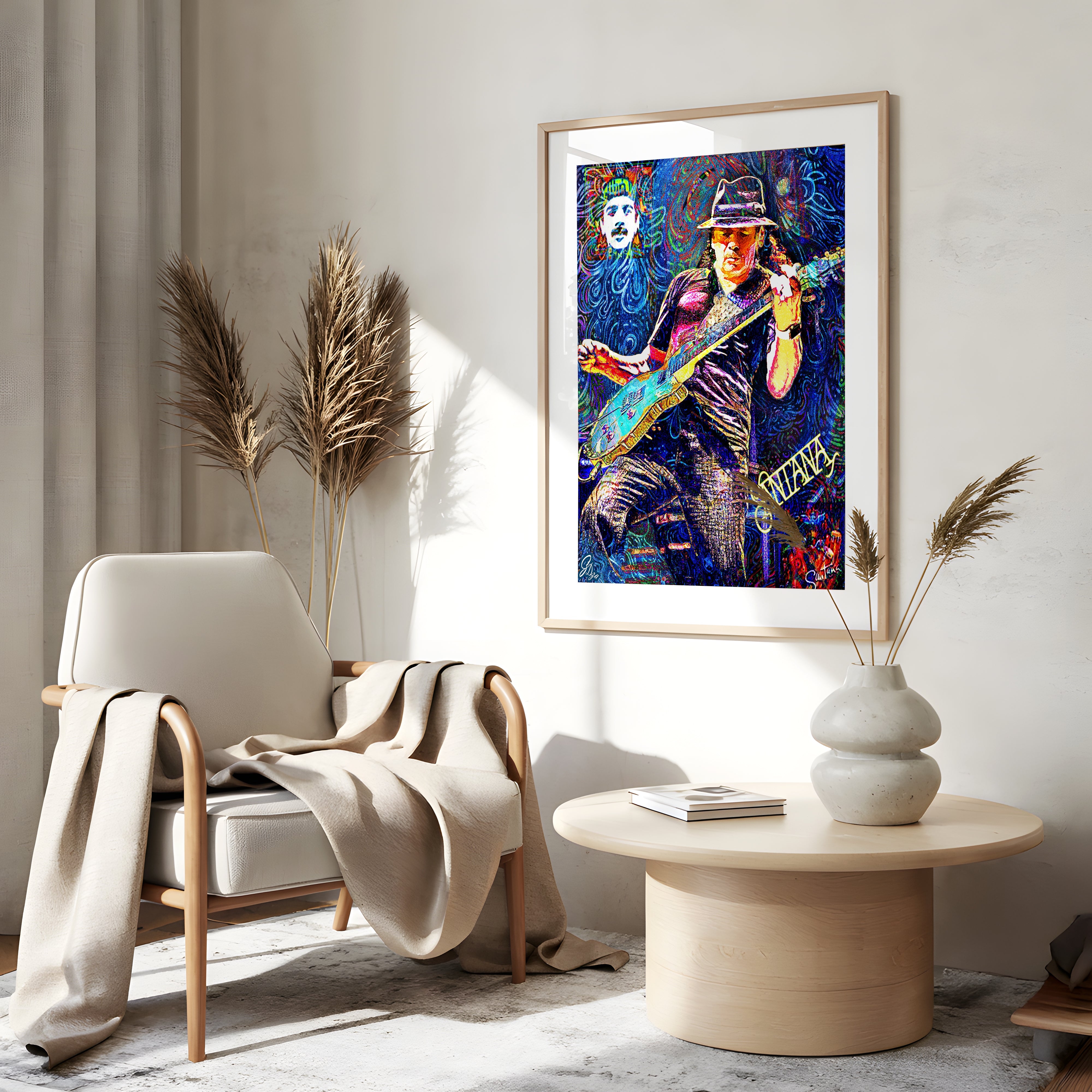Carlos Santana – Music Wall Art | Royal Graphic Studio – Royal