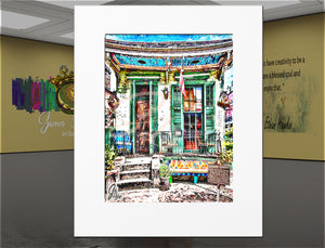 New Orleans Jazz Club Art Print – “The Offbeat Marigny” Frenchmen Street Wall Decor