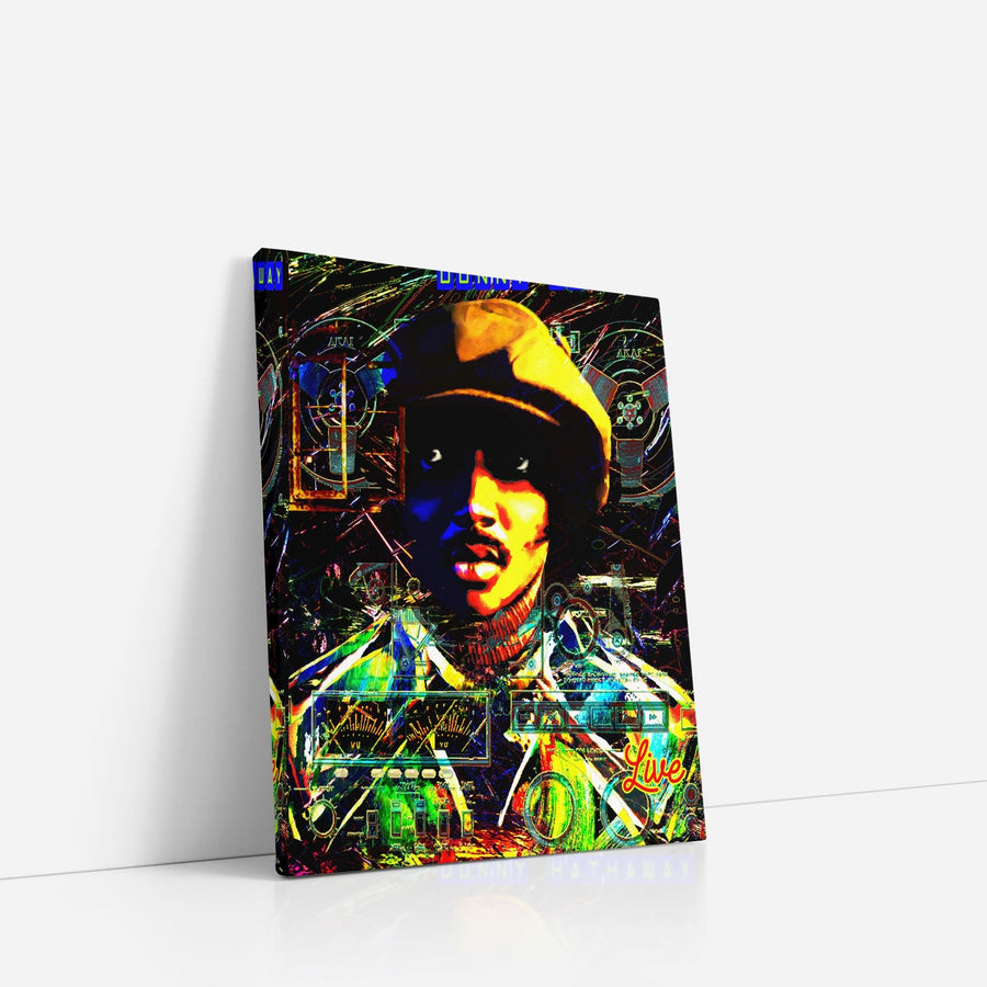 Donny Hathaway Live – Soul Music Wall Art Canvas Print